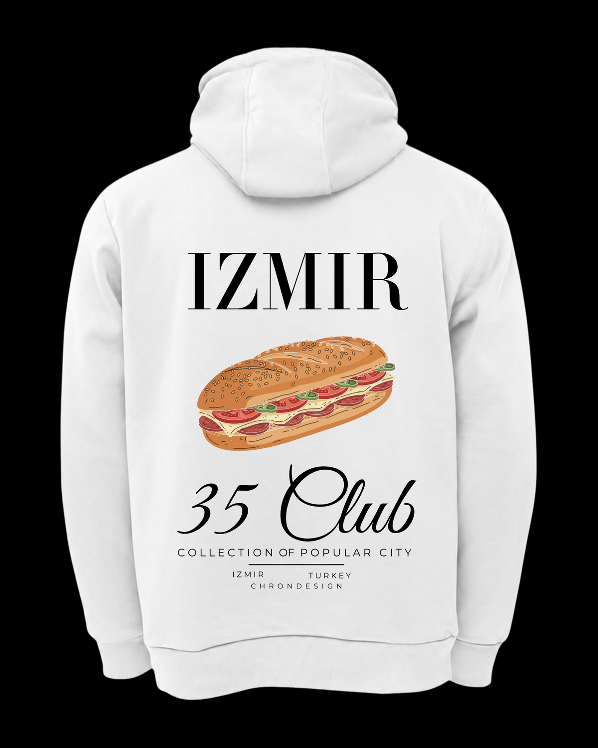 İZMİR Oversize Hoodie