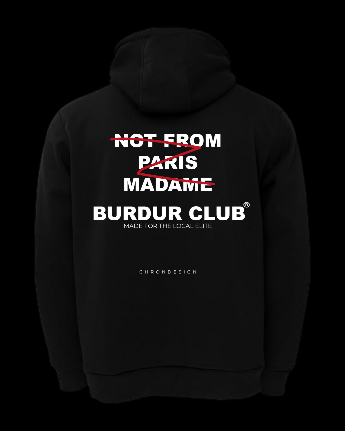 NOTFROM.. BURDUR Regular Hoodie