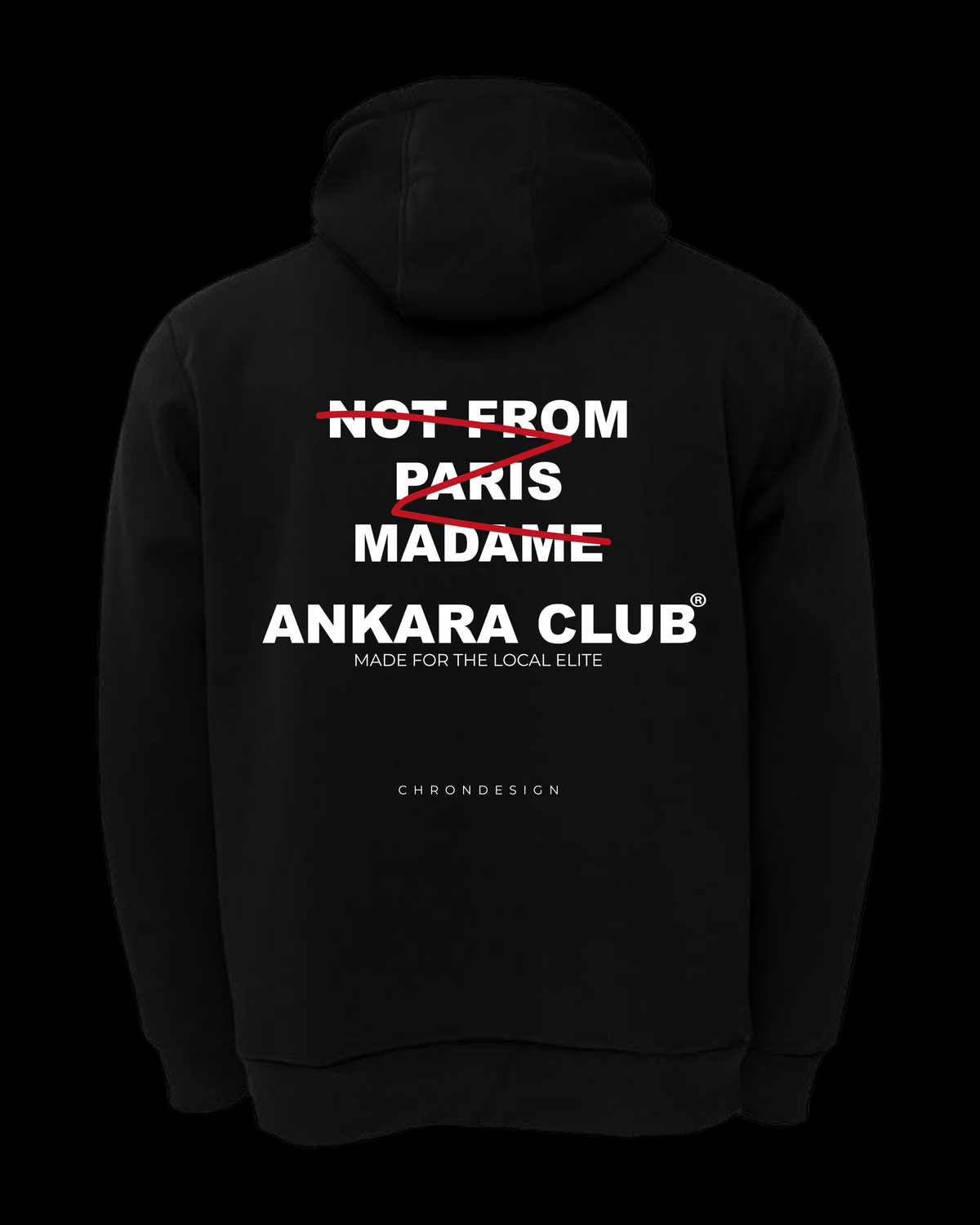 NOTFROM.. ANKARA Regular Hoodie