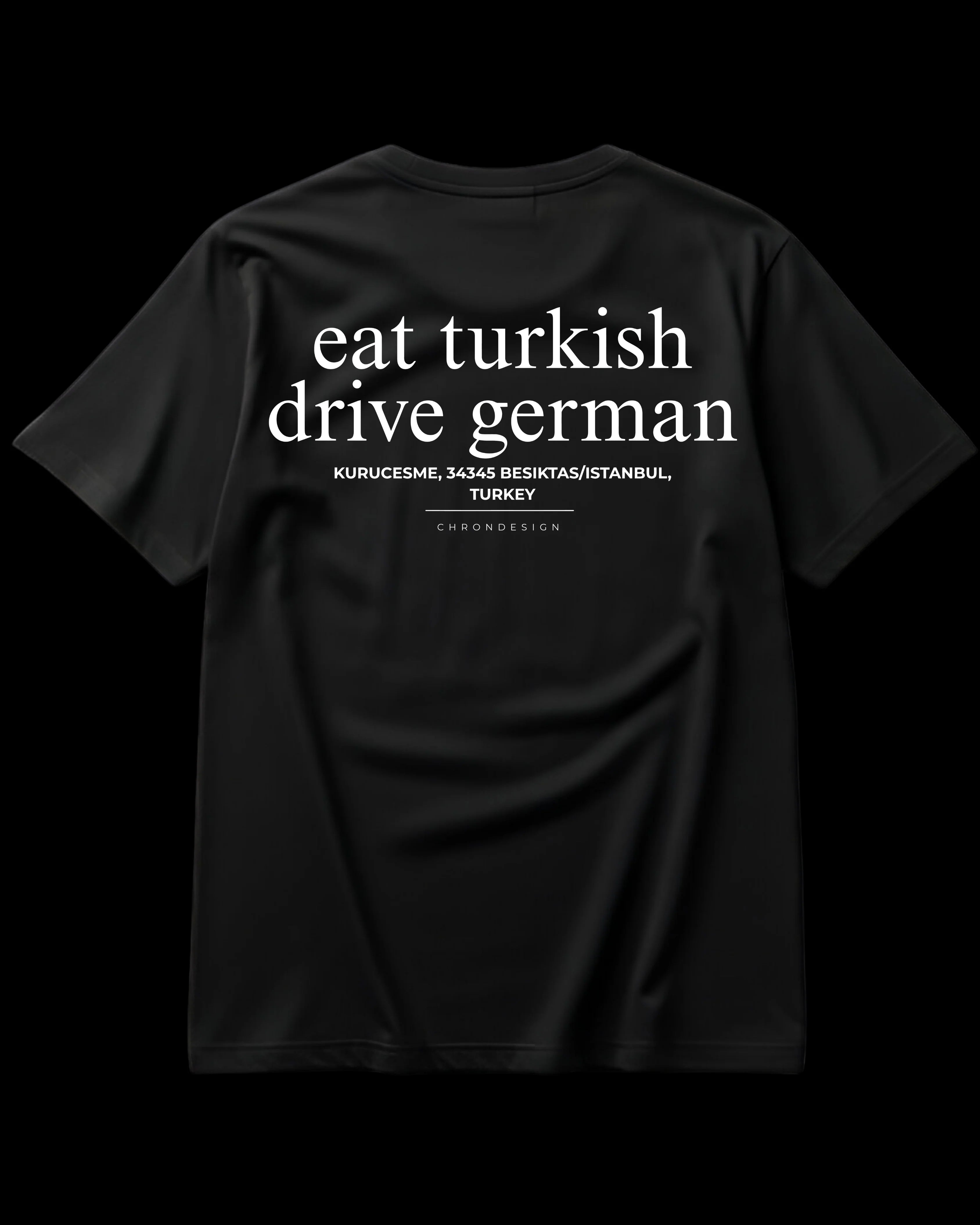 EAT TURKISH DRIVE GERMAN Regular Tee Fushya.